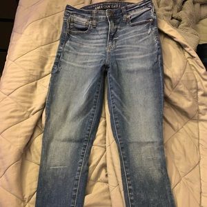 American Eagle hi rise jeans